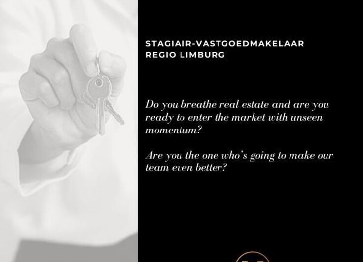 Vacature: Stagiair-vastgoedmakelaar regio Limburg