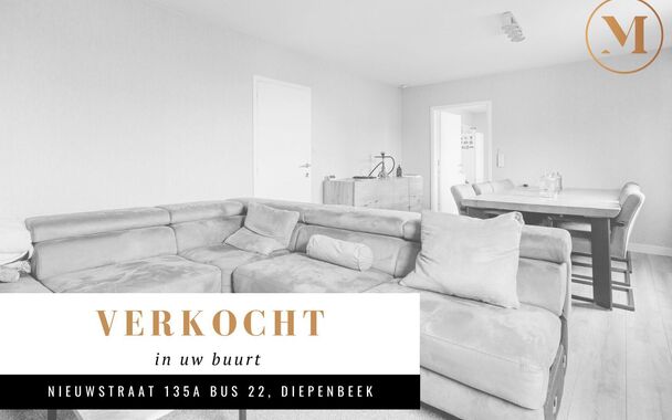 RUIM APPARTEMENT (CIRCA 75M2)  MET 1 SLAAPKAMER EN PARKEERPLAATS TE DIEPENBEEK !

Langs de Nieuwstraat 135A vinden we in Diepenbeek dit deels gerenoveerde  appartement terug. Deze locatie staat garant voor een vlotte bereikbaarheid naar Genk centrum en na