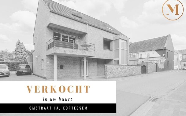 PRACHTIG GELIJKVLOERS APPARTEMENT (97M2) MET 2 SLAAPKAMERS, TERRAS + TUIN EN AUTOSTANDPLAATS TE HASSELT (KORTESSEM)!

In het centrum van Kortessem, meer bepaald op de Omstraat 1 vinden we, op de gelijkvloerse verdieping, dit hedendaags appartement met 2 s