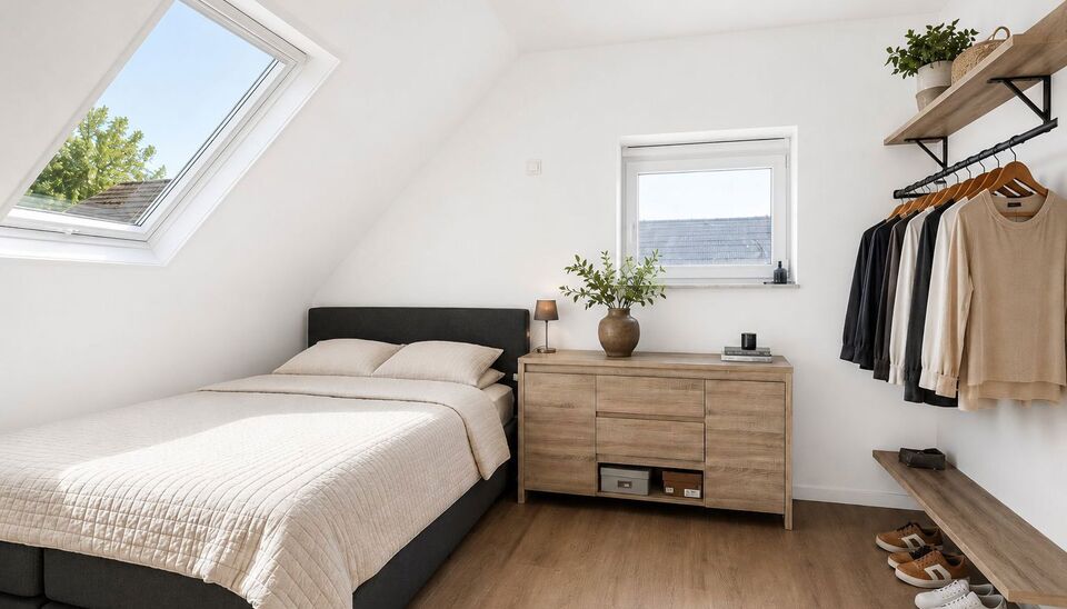 PRACHTIG AFGEWERKT EN ENERGIEZUINIG DUPLEX-APPARTEMENT (123 M2 WOONOPPERVLAKTE) (BRON: EPB) MET 2 SLAAPKAMERS, RUIM EN ZONOVERGOTEN TERRAS, EN AUTOSTANDPLAATS EN TUINBERGING TE NEERHAREN!

Op de weg van Lanaken naar Rekem vind je, aan de linkerkant, ter h